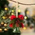 thumbnail image 2 of Christmas Wrought Iron Hanging Ornament with Holly Berries Rope Wall Door Pendant Xmas Tree Festival Decoration for Home and Party, 2 of 4