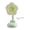 Green, variant on Necvior Portable Small Desk Fan Featuring Gentle Night Light in Elegant Flower Shape