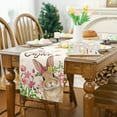thumbnail image 5 of YIBAGA Easter Table Runner, Easter Bunny Decor For Home Spring Dining Table, 13x60 inch, Polyester, 5 of 6
