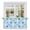Sky Blue, variant on Pink Polka Dots Kitchen Curtain for Berdoom Living Room Cafe 72 Inch Length, Modern Simple Circle Dots Pattern Tiers Curtains Light Filtering Drapes Rod Pocket Window Treatment 2 Panels 52"Wx72"L