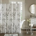 thumbnail image 1 of Cecily Printed Shower Curtain Grey 72x72, 1 of 2