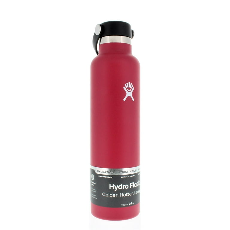 Hydro Flask Standard-Mouth Vacuum Water Bottle with Flex Cap - 24