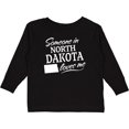 thumbnail image 3 of Inktastic Someone in North Dakota Loves Me Boys or Girls Long Sleeve Toddler T-Shirt, 3 of 5