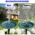 thumbnail image 5 of SZMP Solar Fountain Upgrade, 3.5W Solar Powered Bird Bath Fountains with Flower, Outdoor Water Feature Solar Pump with 7-in-1 Nozzles, 4 Fixed Pipes for Humingbirds, Garden, Pool, Pond, and Fish Tank, 5 of 10