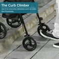 thumbnail image 6 of Elenker Mobility Rollator Walker with 10" Wheels, Adjustable Seat and Arms, Black, 6 of 6