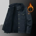 thumbnail image 2 of Men's Winter Warm Padded And Thickened With Pockets Casual Style Lapel Coat Jacket, 2 of 4