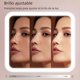 thumbnail image 3 of Bolsa de cosmetiquera para maquillaje con espejo LED extraíble, neceser maquillaje con espejo luminoso, lámpara tricolor, tabique ajustable y estante de cepillo, viaje cosmetiquera grande (rosa), 3 of 4