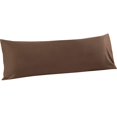 thumbnail image 1 of Flxxie Funda De Almohada Corporal – Funda De Almohada Corporal De Microfibra Súper Suave De 20 X 54 – Cierre De Sobre, Resistente A Las Arrugas Y Las Manchas, Funda De Almohada Corporal Marrón De 20 X, 1 of 1
