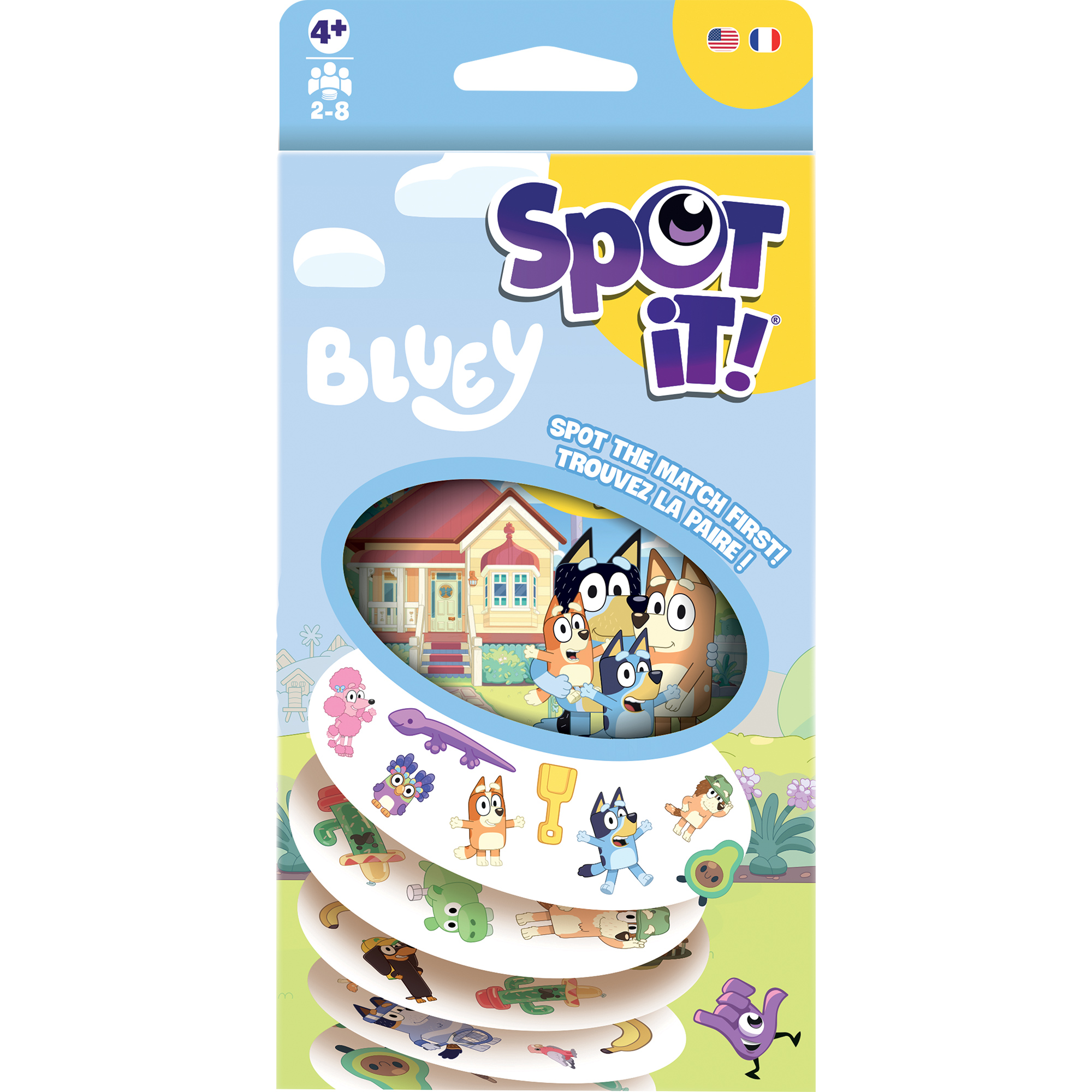 Spot It! Bluey Family Card Game photo 2