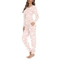 thumbnail image 2 of FOR U DESIGNS Easter Rabbit Pajamas for Women Set Pants Long Sleeve Crew Neck Tops for Women Set of 2 Size 6XL Ladies Sleepwear Comfortable Nightwear Jogger Fall, 2 of 6
