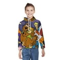 thumbnail image 4 of Scooby Doo Hooded Hoodies for Girls Boys, Kids Pullover Hooded with Pocket, Casual 3D Print Long Sleeve Sweatshirt Hoodies, 4 of 6
