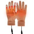 thumbnail image 2 of Touch Screen Electric Heated Hand Warmer Non-Slip USB Rechargeable Heated Motorcycle Gloves ,Easy to Use, 2 of 5