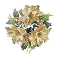thumbnail image 4 of Clearance Under $11 Gold Christmas Candle Holder Rings – Set of 4 Festive Holly Wreaths for Candles and Elegant Holiday Tables, 4 of 5