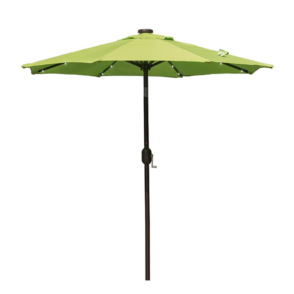 Sundale Outdoor 7 ft Solar Powered 24 LED Lighted Patio Umbrella Table