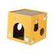 thumbnail image 4 of Caja para gatos Cama para gatos Suministros para mascotas Accesorios con rascadores Cartón corrugado Amarillo S, 4 of 8