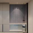 thumbnail image 5 of Peel and Stick PVC Slat Wall Panel 118"x15.75" Self-Adhesive Thick Faux Grey Wood Grain Wallpaper Panel 3D Soundproof Wall Panels for Walls & Ceilings, 5 of 13