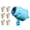 Blue, variant on 2026 Air Cannon Toy, Fun Interactive Air Blaster Game Toy, Ideal for Party Games Backyard Activities Family Gathering Target Practice