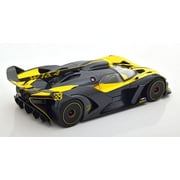 Bugatti Bolide Yellow and Carbon Gray 1/18 Diecast Model Car by Bburago