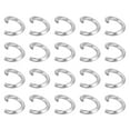 thumbnail image 1 of Unique Bargains 500Pcs Open Jump Ring, 4mm Stainless Steel O Rings, Split Rings Circle Clasp Connecting Rings, 1 of 7