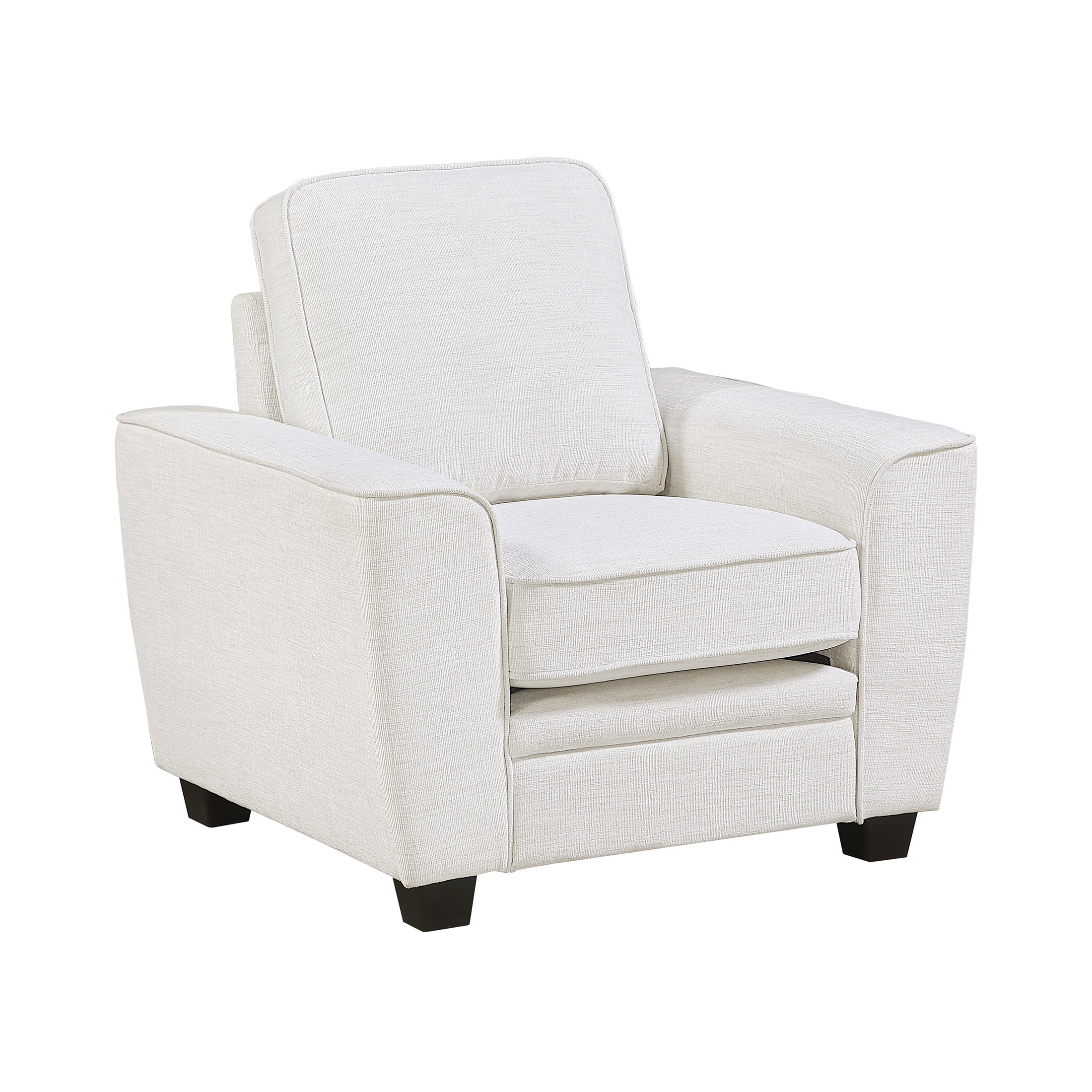 OakvillePark Harpshire Contemporary Chenille Living Room Chair, Beige