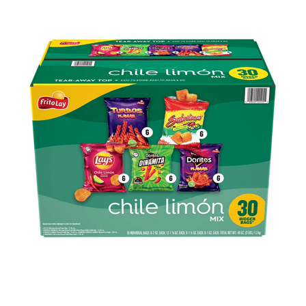 Sabritas Chile Limon Mix, Variety Pack Snacks, 30 pk.