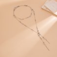 thumbnail image 6 of NICKSUN Long Imitation Pearl Necklaces for Women Dainty Beaded Long Necklace Layered Necklace Statement Sweater Strand Chain Necklace Jewelry, 6 of 8