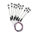 thumbnail image 5 of Pack of 10 Scale Lamp Posts Street Light Lamp DIY Miniature Dolluse Layout, 5 of 7