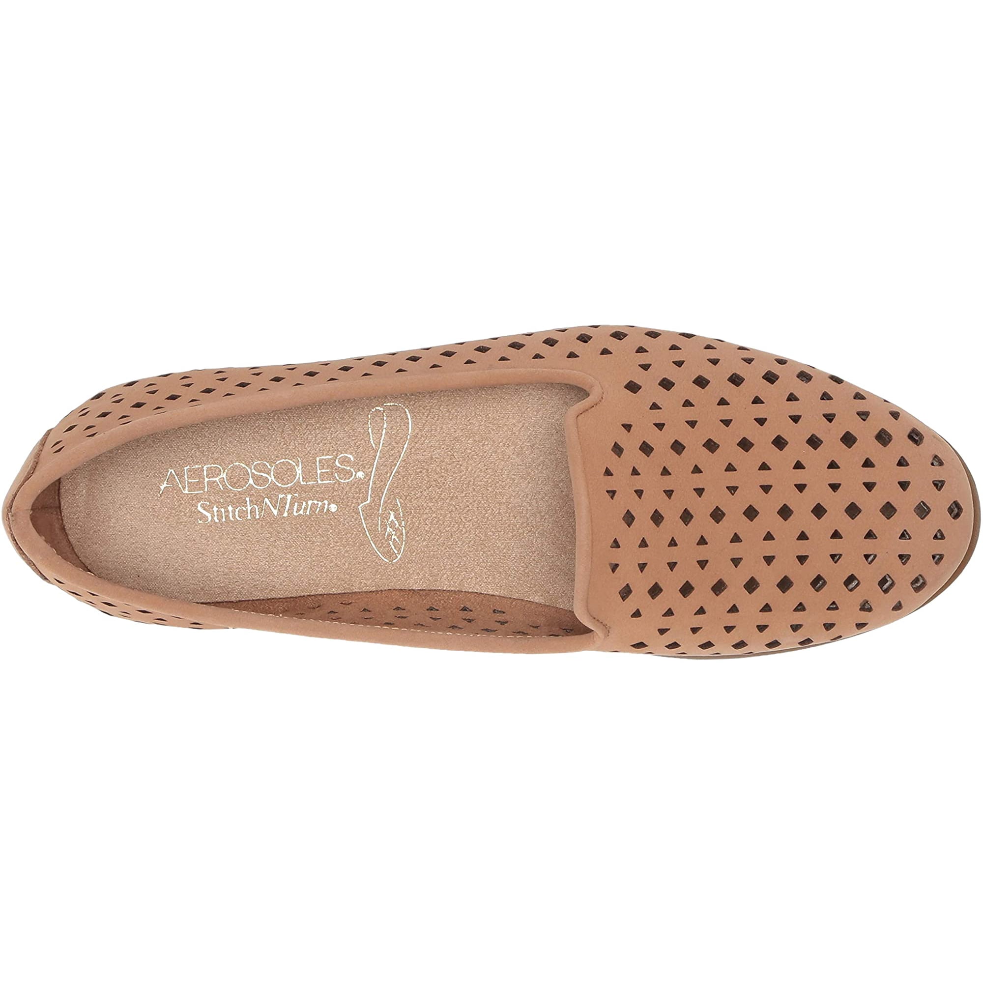 Aerosoles Womens You Betcha Slip on Loafer Casual Comfort Style Flat with Memory Foam Footbed Walmart