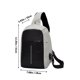 thumbnail image 3 of XWSHYW Contenedores de Almacenamiento Mochila de Viaje de Ocio para Hombres y Mujeres Puerto de Carga Usb, Bolso Bandolera para Hombro y El Pecho, 3 of 6