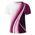 thumbnail image 5 of Mefallenssiah Hauts pour Hommes, Liquidation T-Shirt à Manches Courtes Imprimé Col Rond Mode Décontractée Manches Courtes, 5 of 5