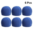 thumbnail image 6 of FRCOLOR 18 Pcs Adult Swim Stretchable Polyester Swim Swimming Hat Unisex Solid Color Swimming Caps Shower Caps Swimming Accessory (Blue), 6 of 8