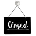 thumbnail image 2 of NAHANCO 12"W X 8"H Metal Open/Closed Sign Kit, Black (Pack of 1), 2 of 2
