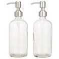 thumbnail image 2 of 2pcs Soap Dispenser Lids Stainless Steel Rust Proof Lotion Dispenser Bathroom Accessories, 2 of 4