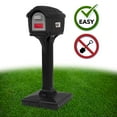 thumbnail image 3 of Mailbox American Home de Simplay3 Dig-Free Easy Up, negro, 3 of 6