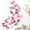 Pink, variant on Kiplyki 12pcs Decal Wall Stickers Home Decorations 3D Butterfly Rainbow Purple