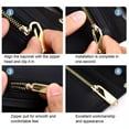 thumbnail image 4 of Zhaomeidaxi 5Pcs/10Pcs/20Pcs Zipper Pull Tab Replacement Metal Handle Zipper Tag Cord Pull Extension for Backpack Jacket Handbag, 4 of 8