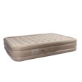 thumbnail image 3 of Colchón de aire color marrón champán para 2 personas, elevado, engrosado, autoinflable, de PVC, con capacidad de carga de 661,4 lb, 4000 mAh, cama de aire inflable para acampar al aire libre, 3 of 14