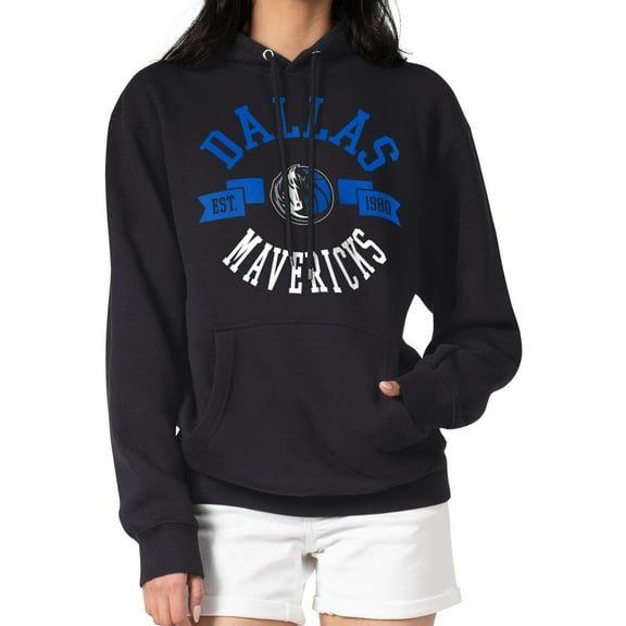 Women's G-III 4Her by Carl Banks  Black Dallas Mavericks City Pullover Hoodie
