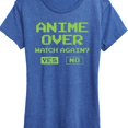 thumbnail image 3 of Instant Message - Anime Over Yes No - Women's Short Sleeve Graphic T-Shirt, 3 of 6