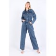thumbnail image 4 of Women's Oversize Jean Jumpsuit Dark Blue, 4 of 8