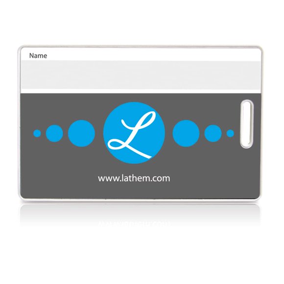 Lathem Badges de Proximité RFID pour Lathem PC600, PC700, FR650, FR700, CT70, CT72, CT74, PC50, PC60, Lot de 15 (RB-Badge) - Blanc
