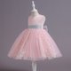 thumbnail image 1 of Vestido de princesa para niñas, vestido de novia de lunares, vestido pontón con lazo, vestido de fiesta de cumpleaños para niñas de flores, 1 of 6