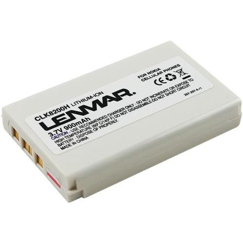 Lenmar Clk00h Cellular Phone Battery Li Ion 950 Mah For Nokia 5210 6510 6590 6590i 7650 10 50 70 10 90 50 80 10 10i Walmart Com Walmart Com