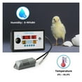 thumbnail image 3 of ZFX-9002 Intelligent Incubator Digital Thermometer Humidity Controller LED Light Real-Time Hatch Record With Sensor DC12V 220 ,Easy to Use, 3 of 7