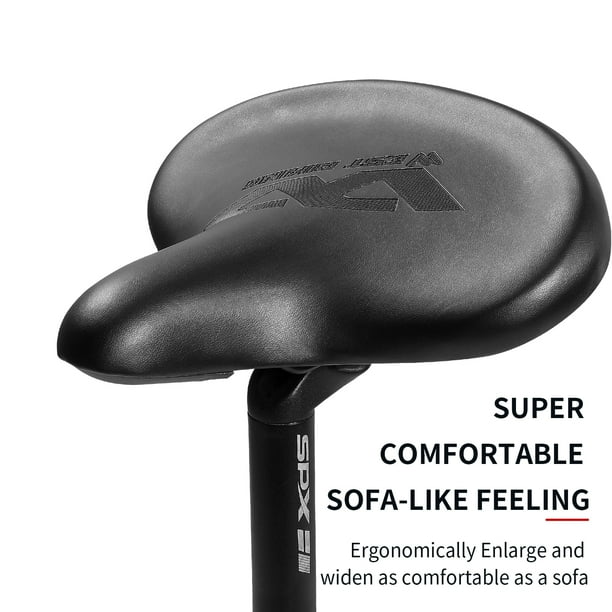 WEST BIKING Oversized Bike Seat Universal Outdoor Exercise Bicycle Flat Saddle Walmart Business Supplies