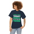 thumbnail image 6 of I don't need Therapy just Fishing Unisex Heavy Cotton Tee, 6 of 9