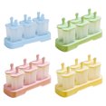 thumbnail image 3 of Acahhotxx Storage Organizer, 6Pcs Popsicles Mold with Tray Reusable Sticks Kids Ice Cream Mould - Blue, 3 of 3