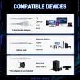 thumbnail image 6 of Wantek V10 Cat Ear Style Gaming Headset with comfortable fit and vibrant RGB lighting, Hi-Fi Sound - Blue, 6 of 6