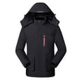thumbnail image 4 of Heated Jackets for Women Windproof Outdoor Sports Fast Warm Up Hooded Jacket Long Sleeve Electric Heated Coat Solid Color Heating Clothing Thermal Women Winter Jacket, 4 of 4