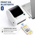 thumbnail image 4 of Impresora térmica de etiquetas de envío con Bluetooth JADENS: máquina etiquetadora inalámbrica de alta velocidad 4x6, compatible con PC, teléfono, USB para MAC, compatible con Ebay, Amazon, Shopify, E, 4 of 5